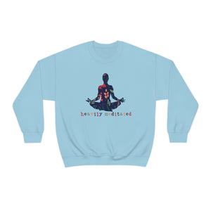 yoga sweatshirt  Sweatshirts  spiritual sweatshirt  meditation sweatshirt  heavily meditated  comfy cozy sweatshirts